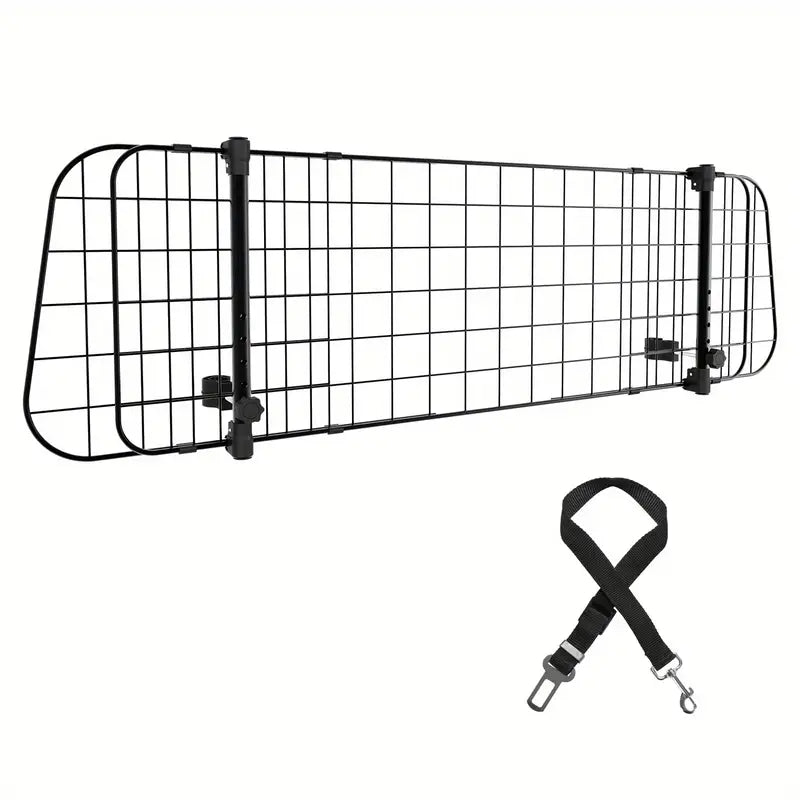 Justerbart Hundgaller till Bil 90 - 145cm – Säkerhetsgaller för Hund - Carlevel - 
