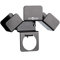 Kabelhållare för Typ 2 laddkabel – Vägg/stolprör, pulverlackerat stål – Next Green – produktbild framifrån | Next Green