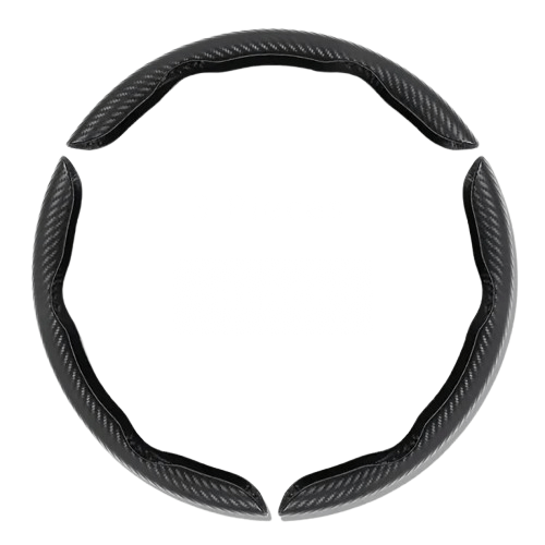Rattöverdrag – Kolfiber-look 38,5 cm universell passform – produktbild framifrån | Carlevel