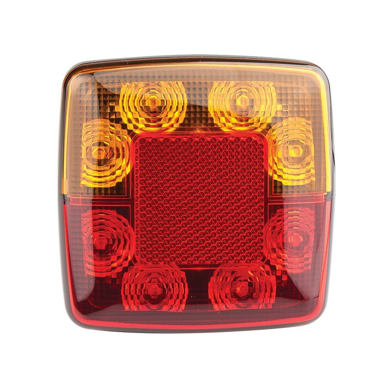 Kompakt Kombinationslampa 100x100 – 12V (2 – Pack) - Carlevel AB - Fordon och delar > Fordonsdelar > Belysning > Bakljus