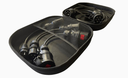 Laddkabel Mode 2 Typ 2 11 kW – Portabel 3-fas 16A med adaptrar - Carlevel AB - Fordon och delar > Fordonstillbehör