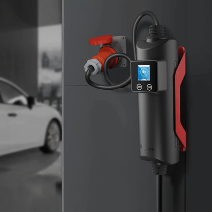 Laddkabel Typ 2 3-fas 11 kW med LCD och RFID - Carlevel AB - Fordon och delar > Fordonstillbehör