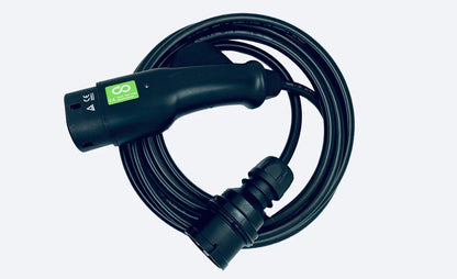 Laddkabel Typ 2 3-fas 400V 6 – 16A Mode 2 portabel - Carlevel AB - Fordon och delar > Fordonstillbehör
