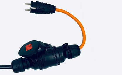 Laddkabel Typ 2 3-fas 400V 6 – 16A Mode 2 portabel - Carlevel AB - Fordon och delar > Fordonstillbehör