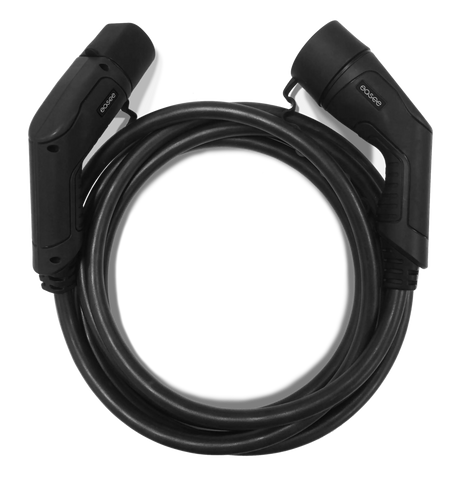 Laddkabel Typ 2 32A 22kW – 7,5m premiumkabel från Easee - Carlevel - Laddkablar för laddstolpe/laddbox (Mode 3)