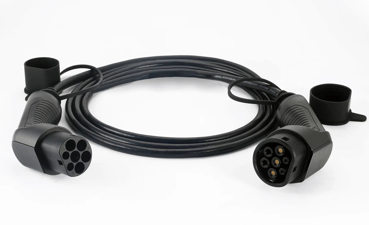Laddkabel Typ 2 till Typ 2 3,7 kW 230V 16A 1-fas - Carlevel AB - Fordon och delar > Fordonstillbehör