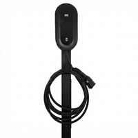 Laddstolpe S-Line Base till DEFA Power – 1-väg – Svart – Kabelhängare – produktbild framifrån | S-Line