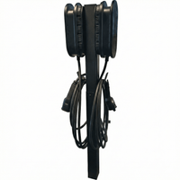 Laddstolpe DEFA Power 2 - väg S - line Base – Svart – Kabelhängare - Carlevel - Laddstolpar till laddbox