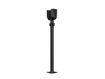 Laddstolpe S-Line Base till Easee – 2-väg – Svart – Kabelhängare – 25 mm² – närbild detaljer | S-Line