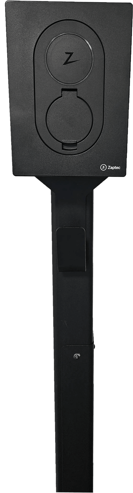 Laddstolpe Zaptec Go 1-väg S-Line Base – Svart – 25 mm² - Carlevel AB - Fordon och delar > Fordonstillbehör