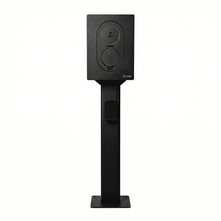 Laddstolpe Zaptec Go 1-väg S-Line Base – Svart – 25 mm² - Carlevel AB - Fordon och delar > Fordonstillbehör