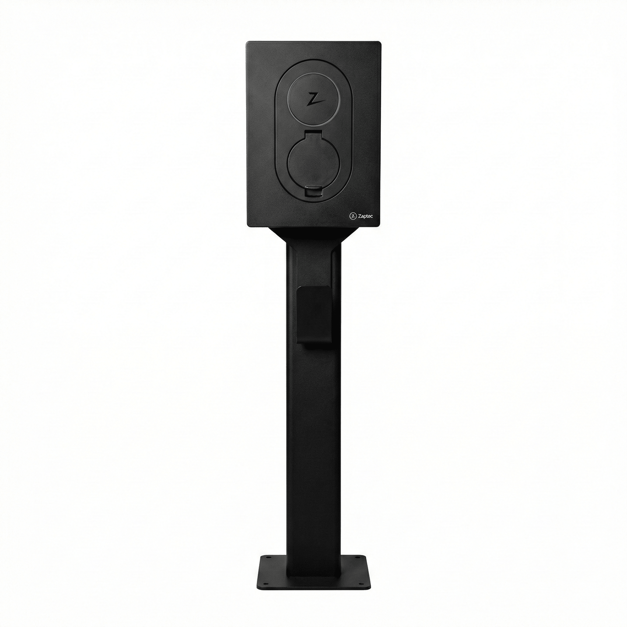 Laddstolpe Zaptec Go 1-väg S-Line Base – svart – 25 mm² – produktbild framifrån | S-Line