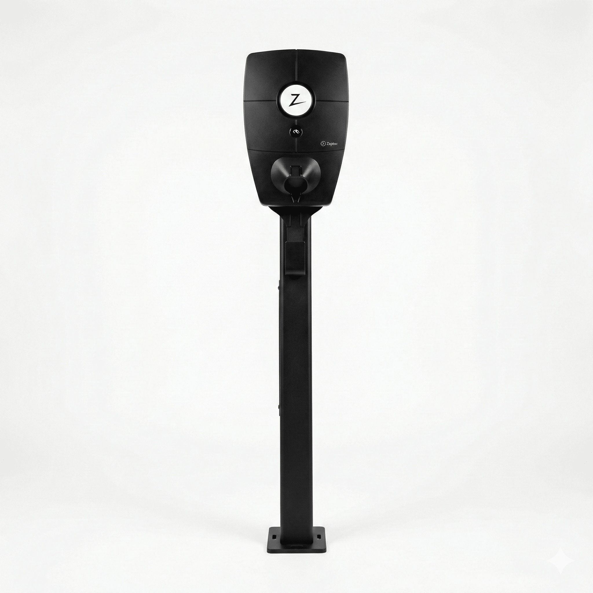 Laddstolpe Zaptec Pro 1-väg S-Line Base – svart – 25 mm² – produktbild framifrån | S-Line