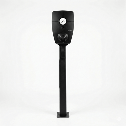 Laddstolpe Zaptec Pro 1-väg S-Line Base – svart – 25 mm² – produktbild framifrån | S-Line