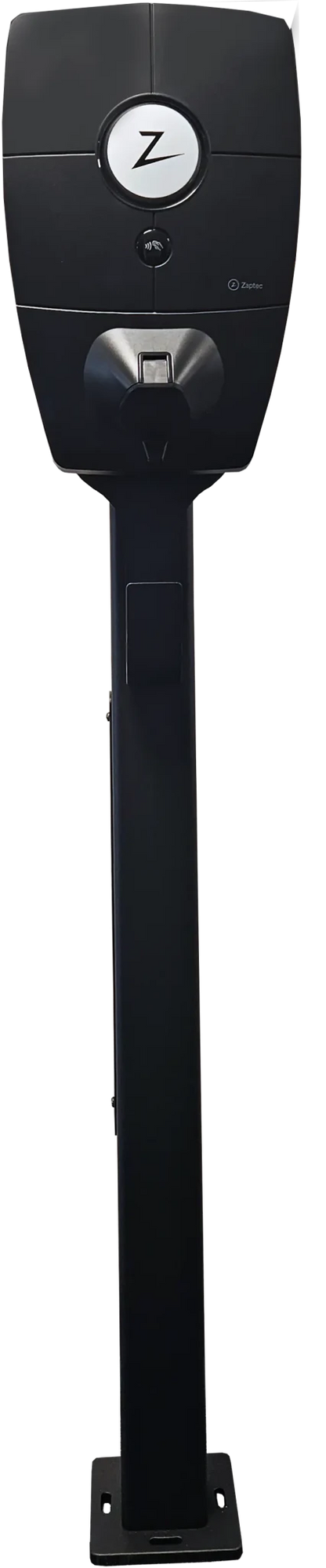 Laddstolpe Zaptec Pro 1-väg S-Line Base – svart – 25 mm² – närbild detaljer | S-Line