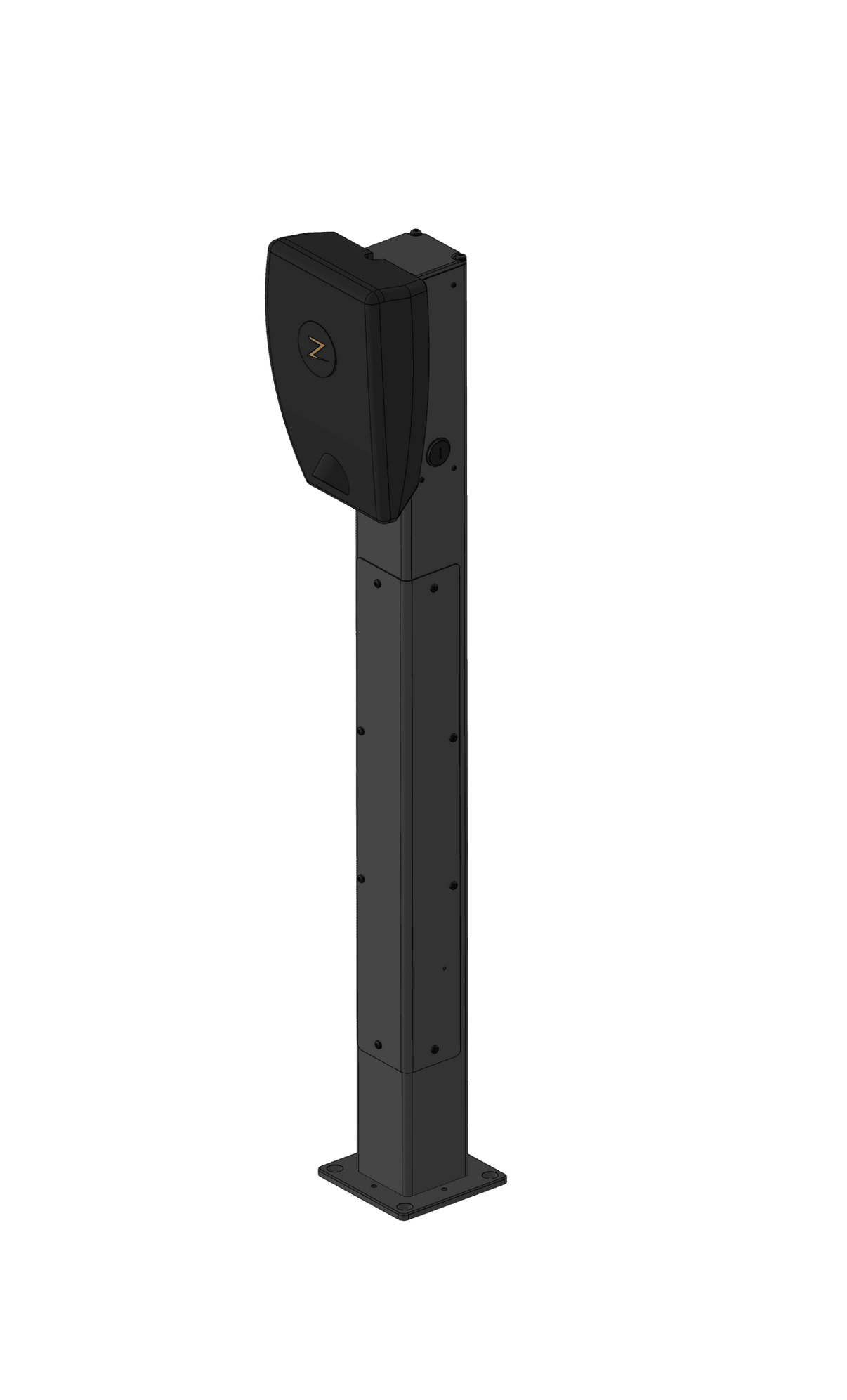 Laddstolpe Zaptec Pro 120 1 – 4-väg S-Line Base – RAL 9005–25 mm² - Carlevel AB - Fordon och delar > Fordonstillbehör