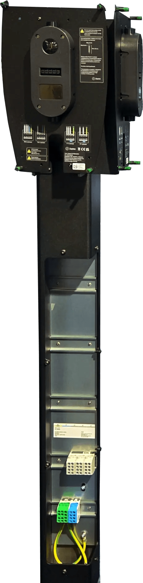 Laddstolpe Zaptec Pro 120 1 – 4-väg S-Line Base – RAL 9005–25 mm² - Carlevel AB - Fordon och delar > Fordonstillbehör