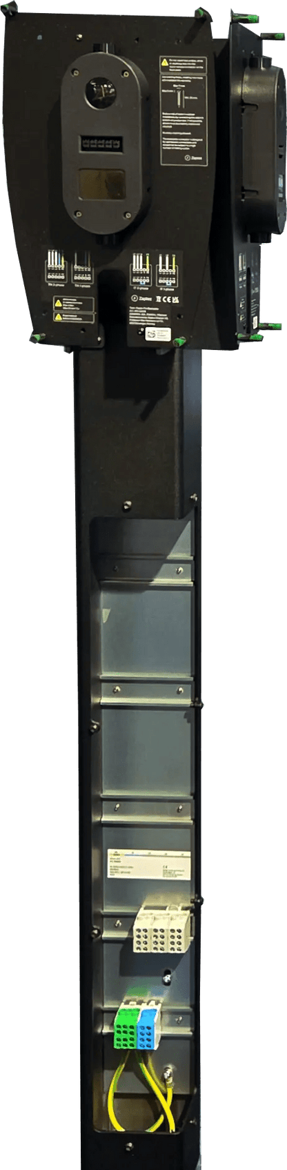 Laddstolpe Zaptec Pro 120 1 – 4-väg S-Line Base – RAL 9005–25 mm² - Carlevel AB - Fordon och delar > Fordonstillbehör