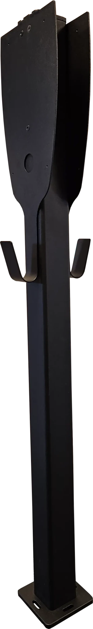 Laddstolpe Zaptec Pro 2-väg S-Line Base – svart – 25 mm² – produktvy från sidan | S-Line
