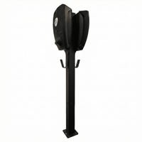 Laddstolpe Zaptec Pro 2-väg S-Line Base – svart – 25 mm² – produktbild framifrån | S-Line