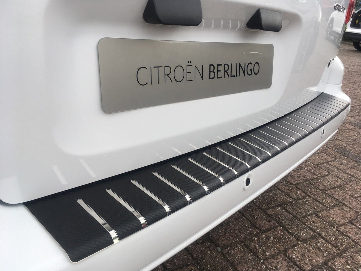 Lastskydd Berlingo II/Partner II 2008–2018 – kolfiber-look (stål) - Carlevel AB - Fordon och delar > Fordonsdelar > Karossdelar > Stötfångare