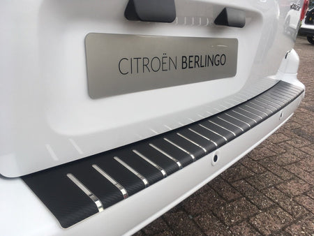 Lastskydd Berlingo II/Partner II 2008–2018 – kolfiber-look (stål) - Carlevel AB - Fordon och delar > Fordonsdelar > Karossdelar > Stötfångare