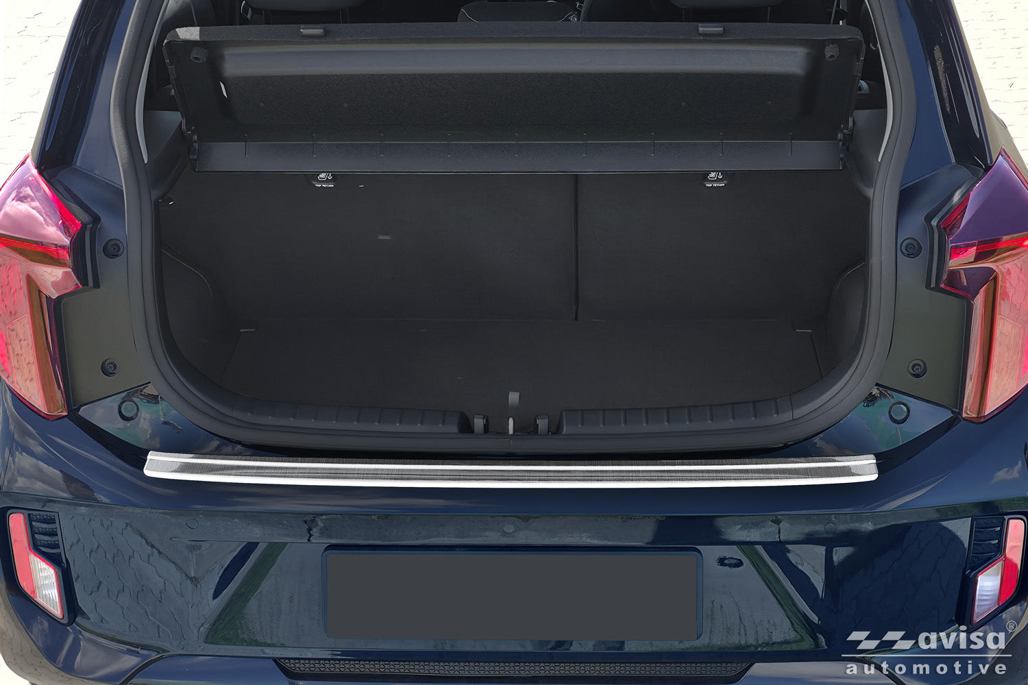 Lastskydd Kia Picanto III facelift 2024+ – Silver satin | AVISA – bild 3