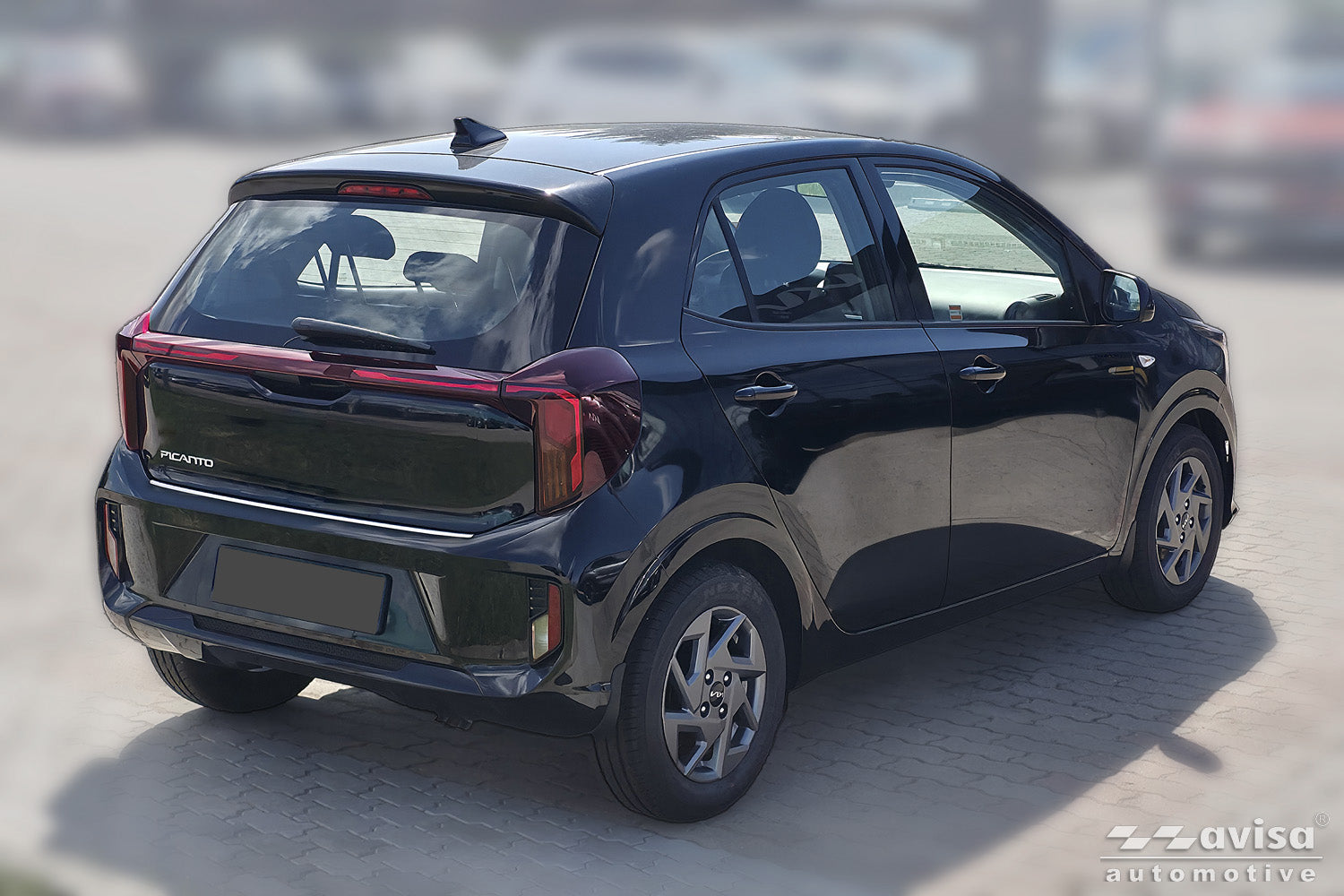 Lastskydd Kia Picanto III facelift 2024+ – Silver satin | AVISA – bild 6