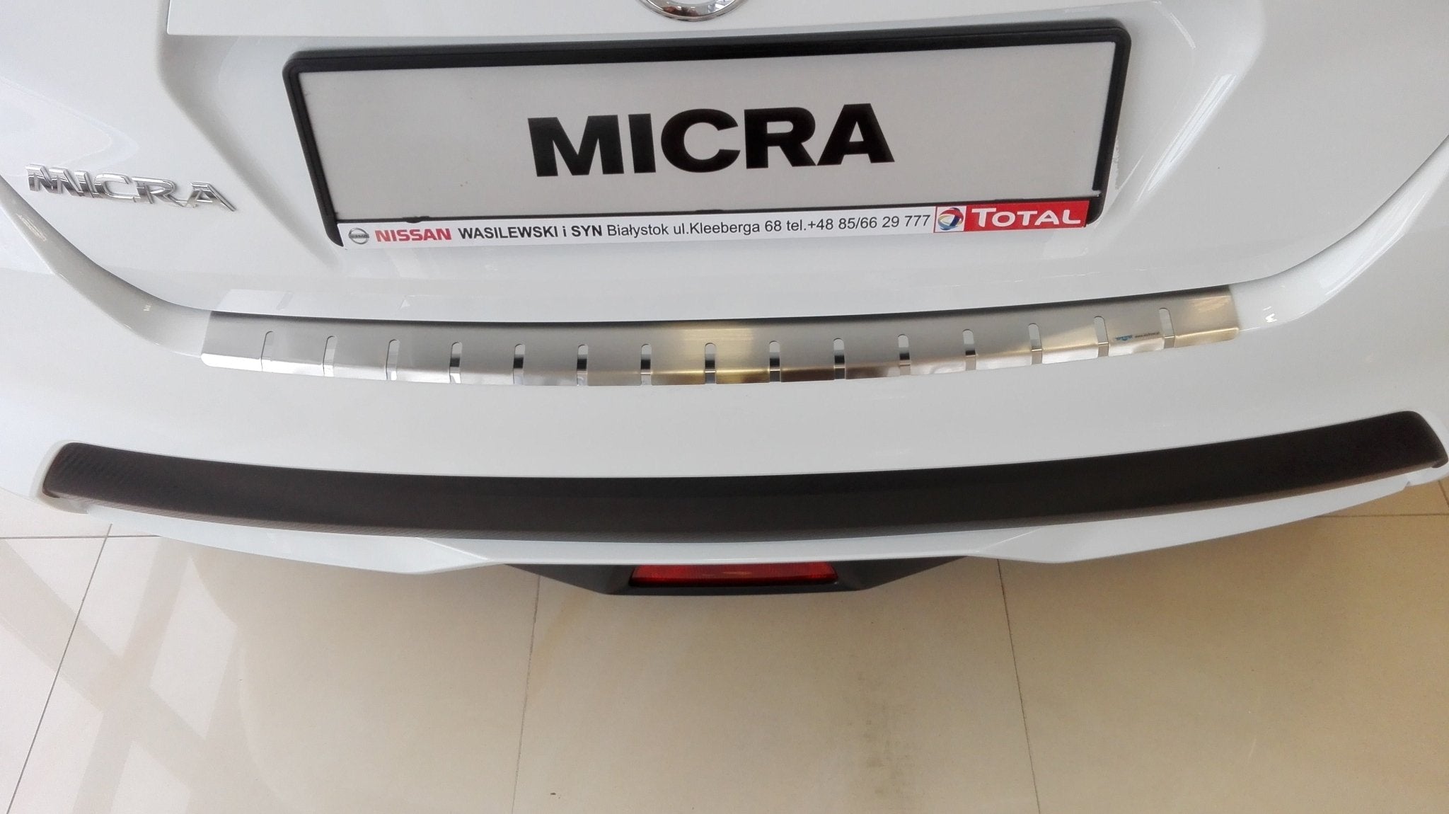 Lastskydd Nissan Micra V 5D 2017–2022 – rostfritt stål - Carlevel AB - Fordon och delar > Fordonsdelar > Karossdelar > Stötfångare