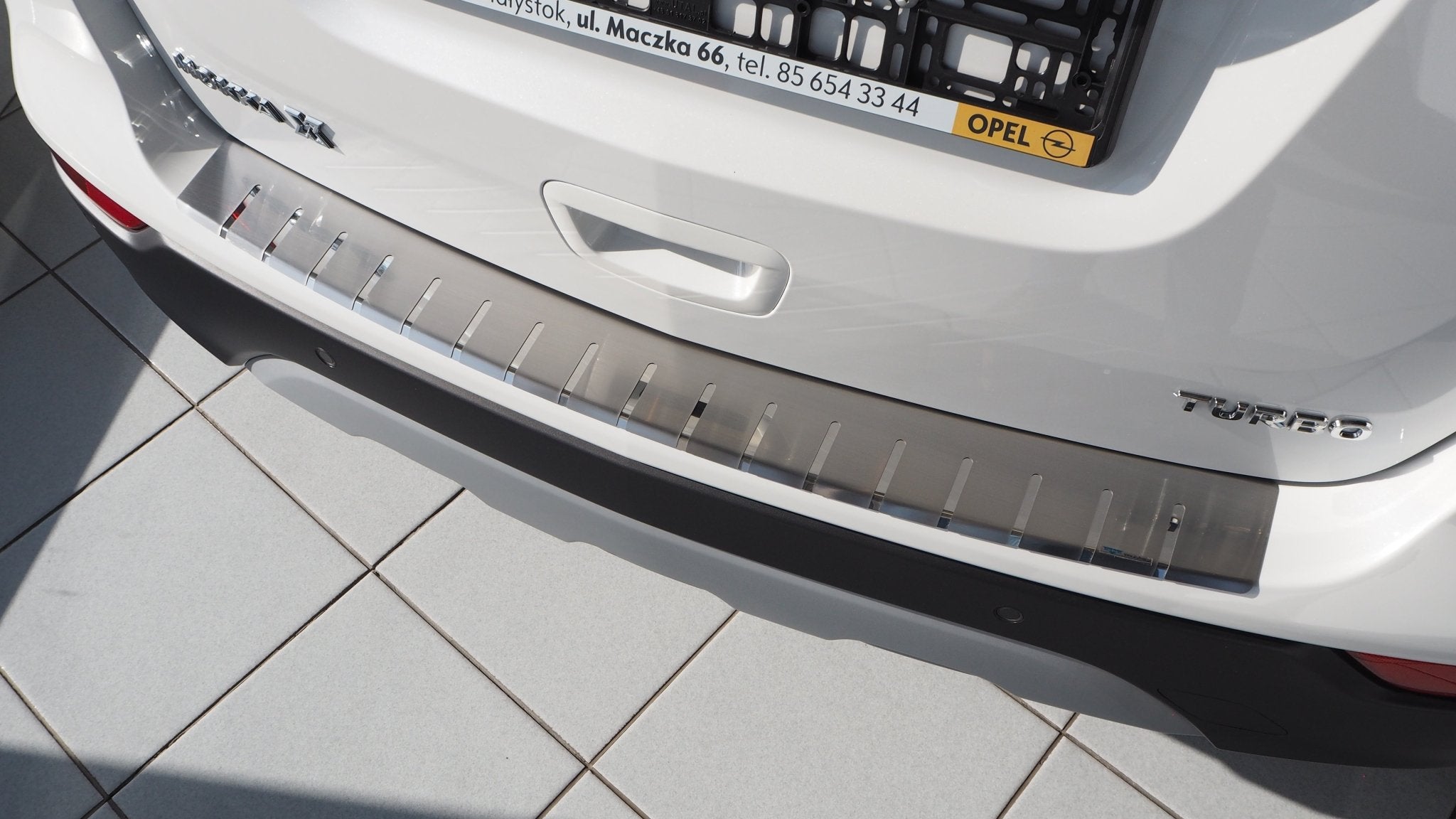 Lastskydd Opel Mokka X 2016–2019 – rostfritt stål - Carlevel AB - Fordon och delar > Fordonsdelar > Karossdelar > Stötfångare