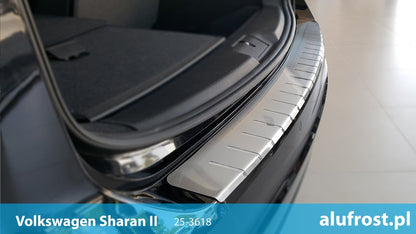 Lastskydd SEAT Alhambra II/VW Sharan II 2010–2020 – rostfritt stål - Carlevel AB - Fordon och delar > Fordonsdelar > Karossdelar > Stötfångare