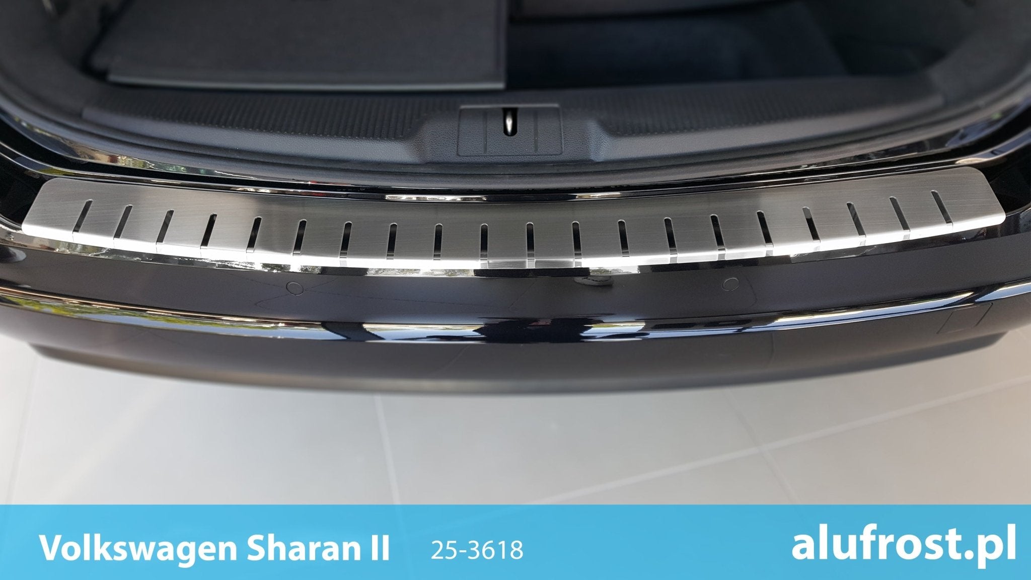 Lastskydd SEAT Alhambra II/VW Sharan II 2010–2020 – rostfritt stål - Carlevel AB - Fordon och delar > Fordonsdelar > Karossdelar > Stötfångare