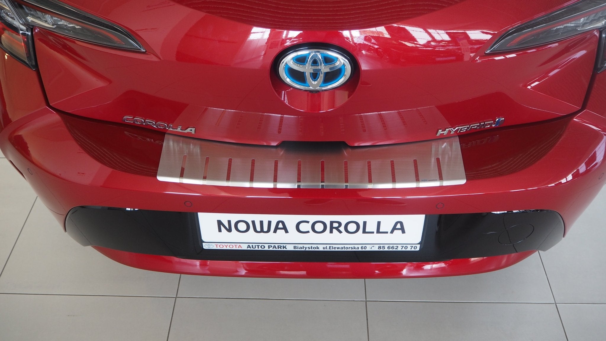 Lastskydd till Toyota Corolla XII 5D 2019+ – Rostfritt stål - Carlevel AB - Fordon och delar > Fordonsdelar > Karossdelar > Stötfångare