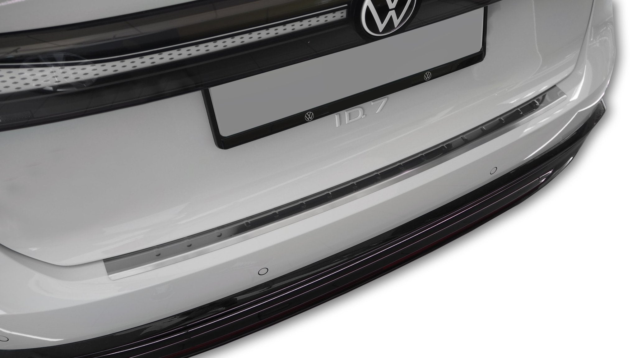 Lastskydd till Volkswagen ID.7 2023+ – Krom-look - Carlevel AB - Fordon och delar > Fordonsdelar > Karossdelar > Stötfångare