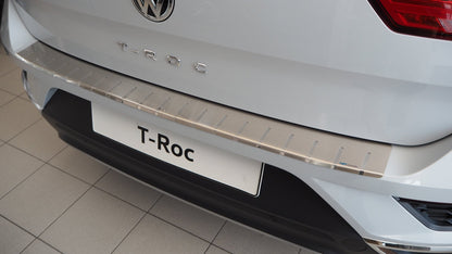 Lastskydd till Volkswagen T-Roc/T-Roc FL 2017–2021 – Rostfritt stål - Carlevel AB - Fordon och delar > Fordonsdelar > Karossdelar > Stötfångare