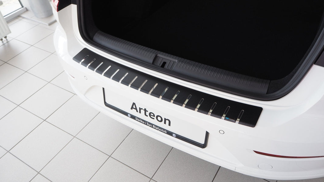 Lastskydd Volkswagen Arteon 2017–2025 – kolfiber-look - Carlevel AB - Fordon och delar > Fordonsdelar > Karossdelar > Stötfångare