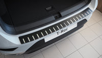 Lastskydd Volkswagen T-Roc 2017 –/FL 2021+ – kolfiber-look (stål) - Carlevel AB - Fordon och delar > Fordonsdelar > Karossdelar > Stötfångare
