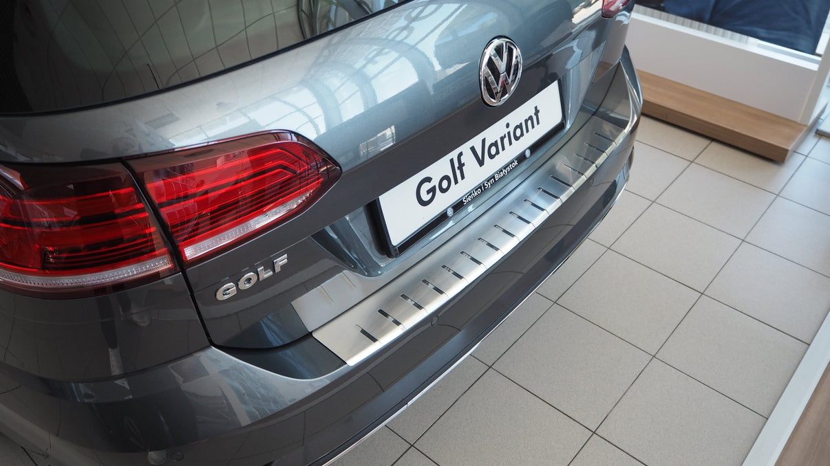 Lastskydd VW Golf VII Kombi 2013–2019 – rostfritt stål - Carlevel AB - Fordon och delar > Fordonsdelar > Karossdelar > Stötfångare