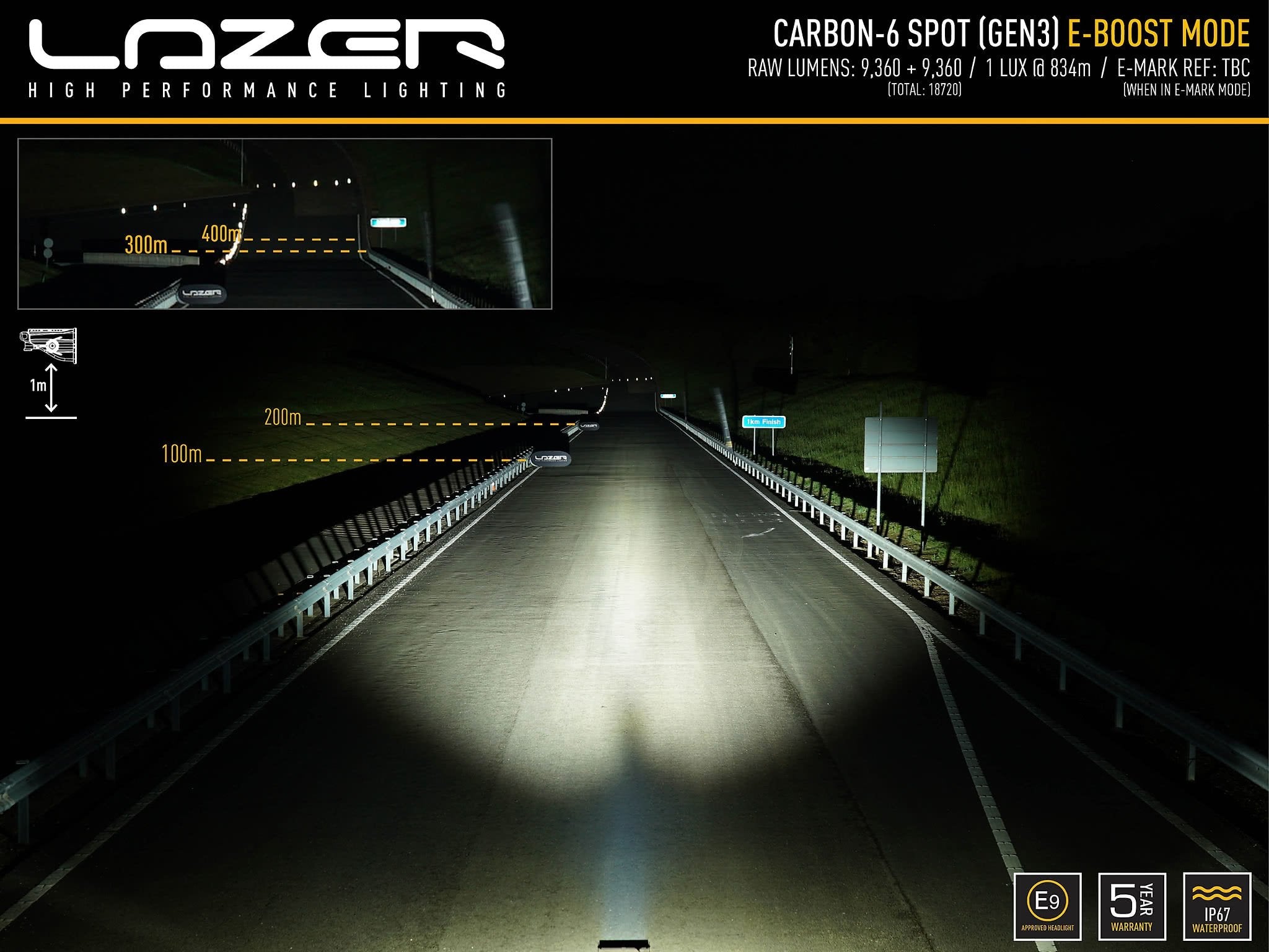 Lazer Carbon – 6 Spot Gen3 - Carlevel AB - Fordon och delar > Fordonstillbehör