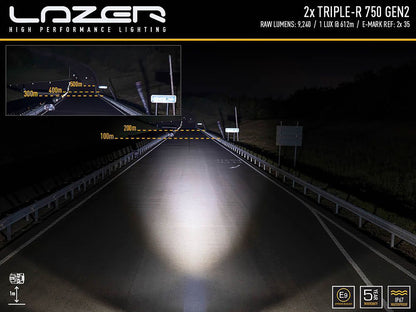 Lazer Ledrampskit Land Rover Def 2020+ 2x Triple – R 750 Elite - Carlevel AB - Fordon och delar > Fordonsdelar > Belysning > Extraljus