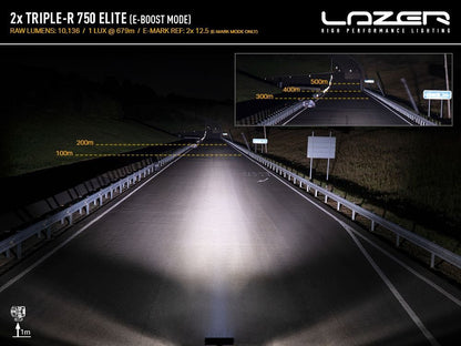 Lazer Ledrampskit Renault Trafic 2023+ – 2x Triple – R750 Elite - Carlevel AB - Fordon och delar > Fordonsdelar > Belysning > Extraljus