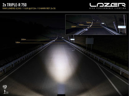 Lazer Ledrampskit Renault Trafic 2023+ – 2x Triple – R750 Elite - Carlevel AB - Fordon och delar > Fordonsdelar > Belysning > Extraljus