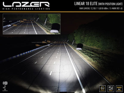Lazer Linear – 18 Elite led – ramp – Positionsljus – 532mm - Carlevel AB - Fordon och delar > Fordonsdelar > Belysning