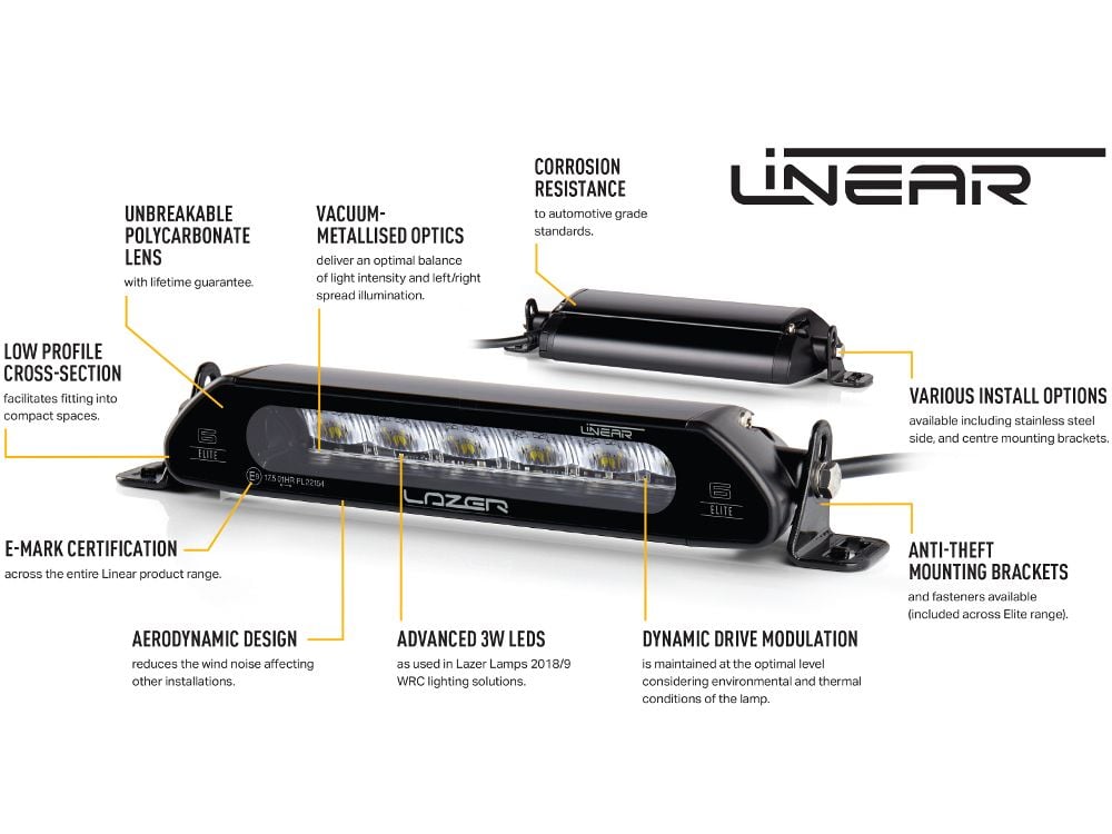 Lazer Linear 18 Elite paket Tesla - Carlevel AB - Fordon och delar > Fordonstillbehör