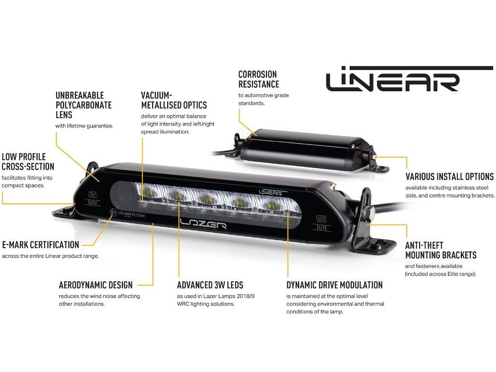 Lazer Linear 42 Std Led extraljusramp 45" (1132 mm) - Carlevel AB - Fordon och delar > Fordonsdelar > Belysning > Extraljus