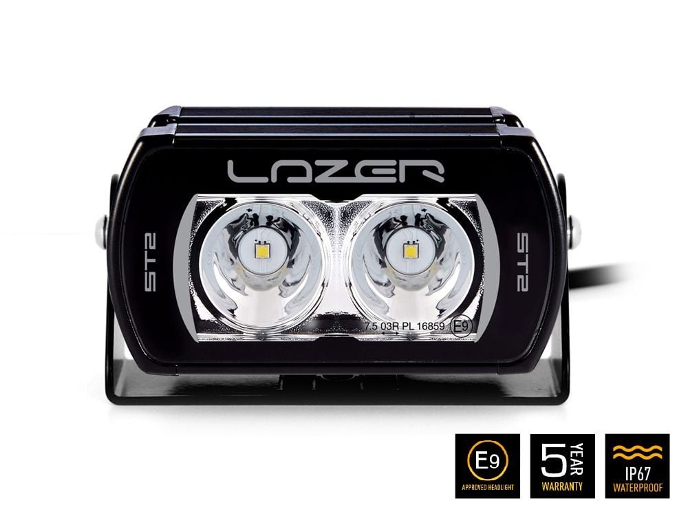 Lazer ST2 Evolution extraljusramp 5" (124 mm) - Carlevel AB - Fordon och delar > Fordonsdelar > Belysning > Extraljus