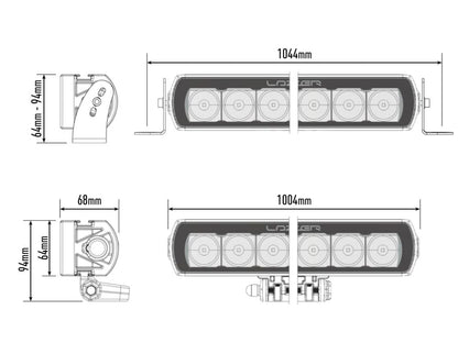 Lazer T24 Evolution extraljusramp 40" (1004 mm) - Carlevel AB - Fordon och delar > Fordonsdelar > Belysning > Extraljus