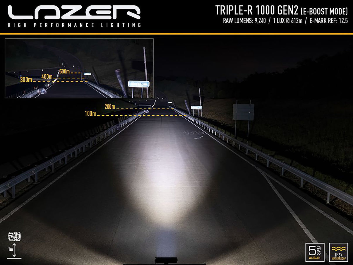 Lazer Triple – R 1000 Std LED vit extraljusramp 16? (410 mm) - Carlevel AB - Fordon och delar > Fordonsdelar > Belysning > Extraljus
