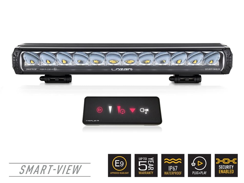 Lazer Triple – R 1250 Smartview extraljusramp 23" (590 mm) - Carlevel AB - Fordon och delar > Fordonsdelar > Belysning > Extraljus
