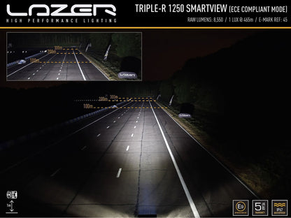 Lazer Triple – R 1250 Smartview extraljusramp 23" (590 mm) - Carlevel AB - Fordon och delar > Fordonsdelar > Belysning > Extraljus